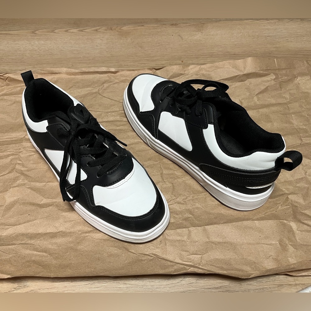 Black and White Sneakers Women Size 8.5